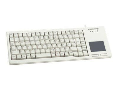 CHERRY G84-5500 kabelgebundene Tastatur mit Touchpad (USB, hellgrau)