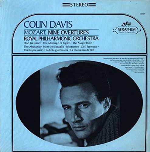 COLIN DAVIS MOZART NINE OVERTURES vinyl record