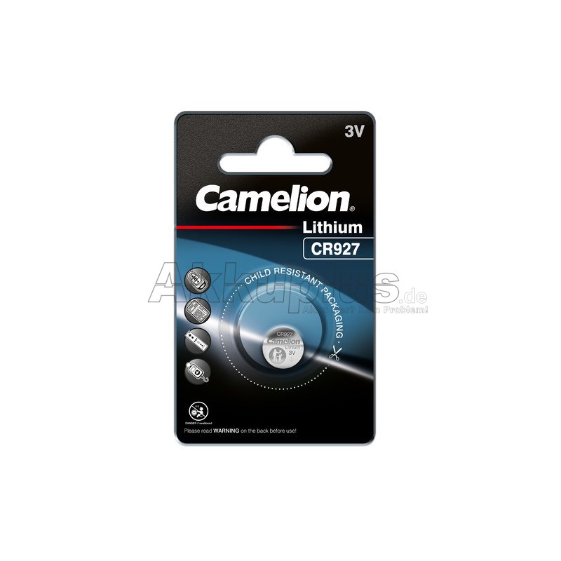 Camelion - CR927 - 3 Volt 30mAh Lithium