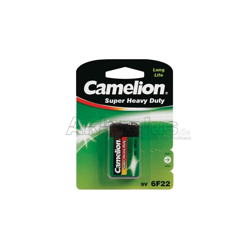 Camelion - Zink-Kohle - 9-V-BLOCK - 400 mAh