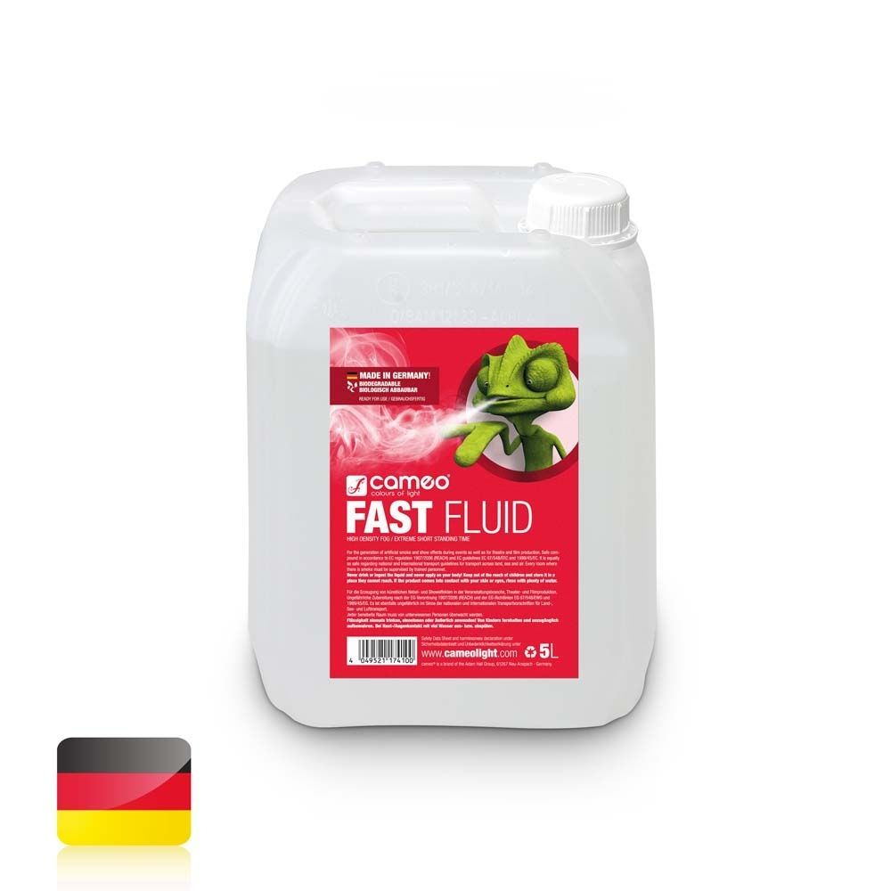 Cameo FAST FLUID 5L Nebelfluid mit sehr hoher Dichte und sehr kurzer Standzeit 5