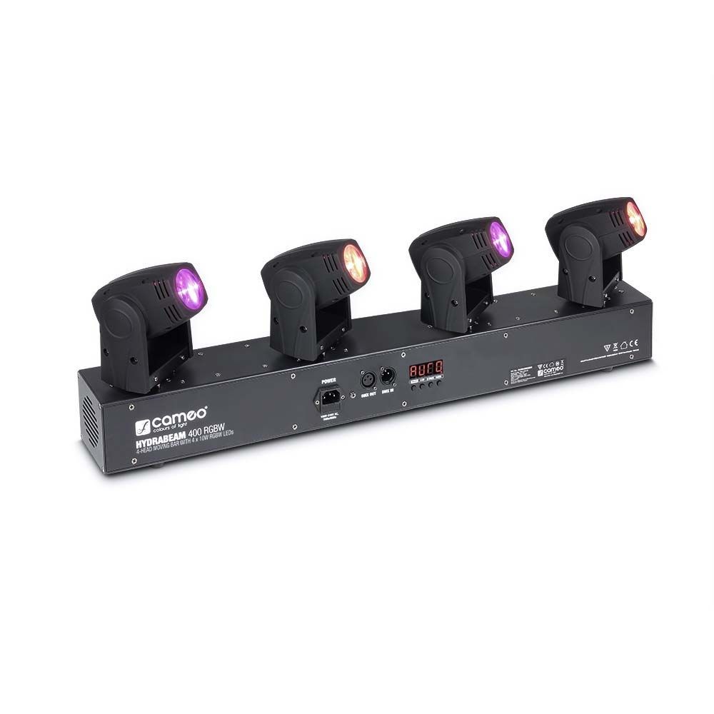Cameo HYDRABEAM 400 RGBW Lichtanlage mit 4x 10 W CREE RGBW Quad-LED Moving Heads Cameo HYDRABEAM 400 RGBW Lichtanlage mit 4x 10 W CREE RGBW Quad-LED Moving Heads