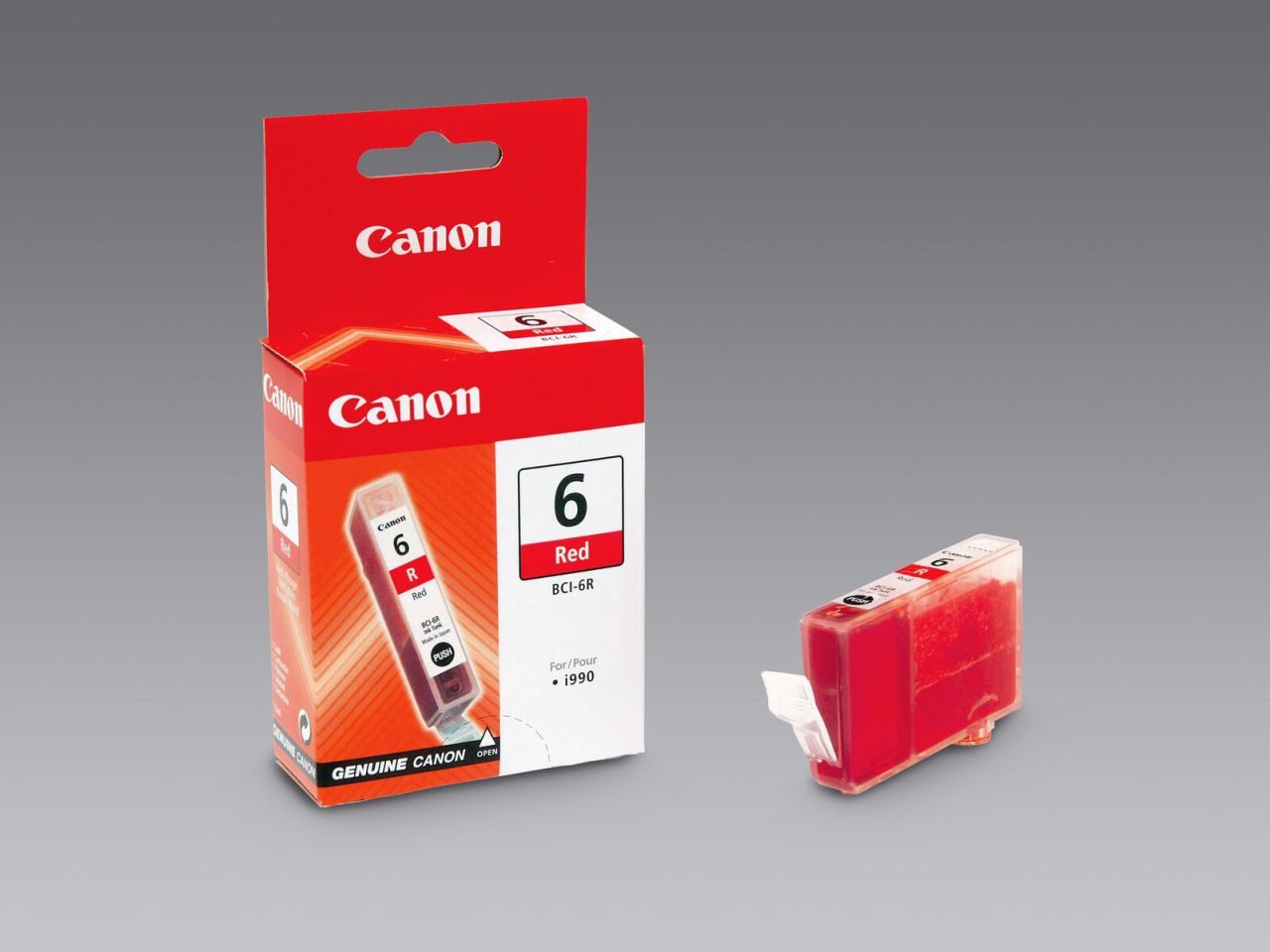 Canon Original BCI-6R Druckerpatrone - rot 390 Seiten