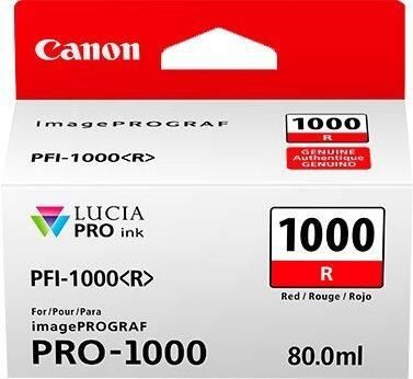 Canon Original PFI-1000R Druckerpatrone - rot (0554C001)