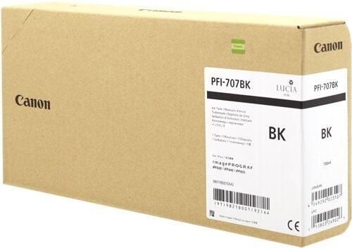 Canon Original PFI-707BK Druckerpatrone - schwarz 700ml