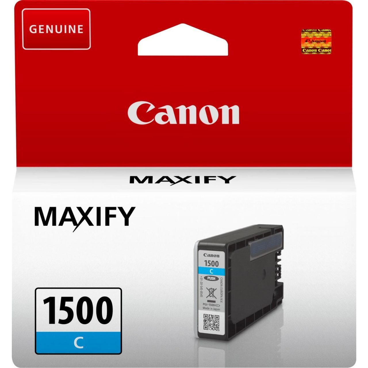 Canon Original PGI-1500C Druckerpatrone - cyan 300 Seiten