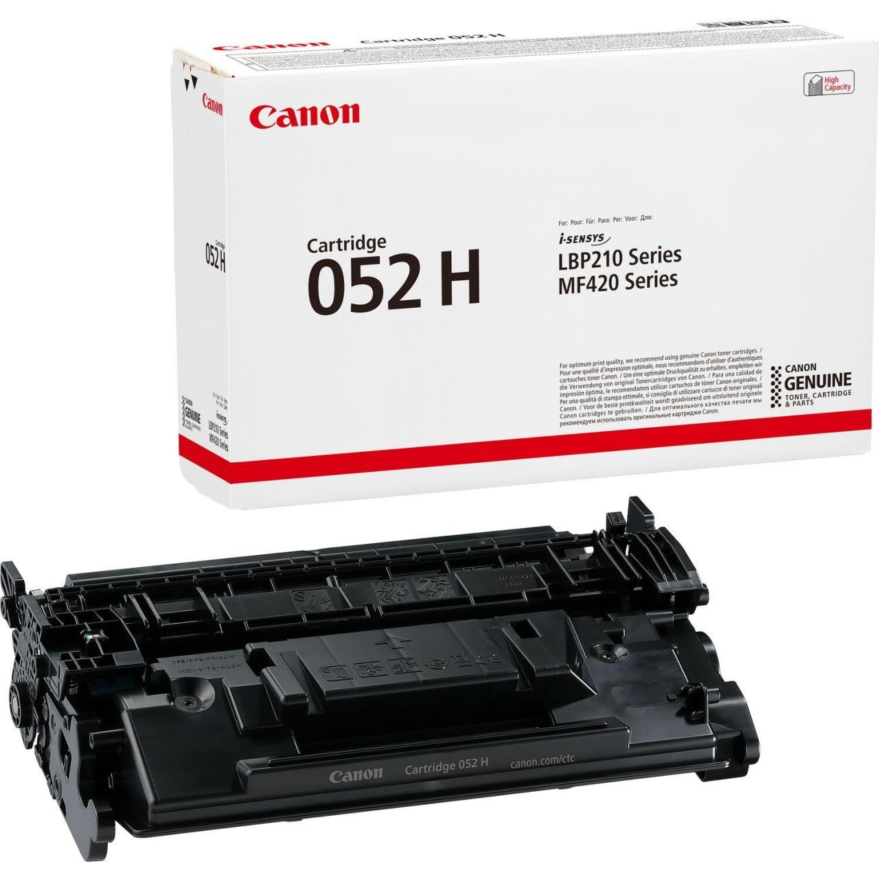Canon Original Toner 052H schwarz hohe Ergiebigkeit 9.200 Seiten (2200C002)