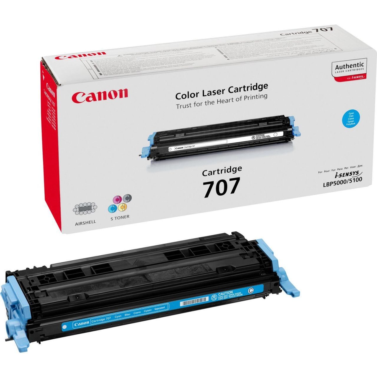 Canon Original Toner 707C cyan 2.000 Seiten (9423A004)