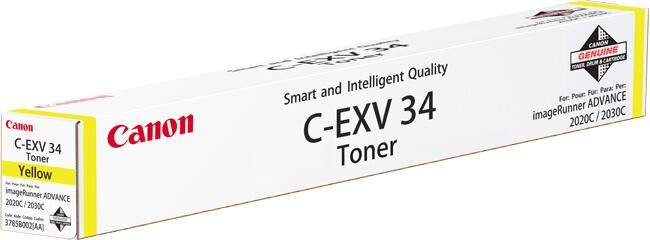 Canon Original Toner C-EXV34 gelb 19.000 Seiten (3785B002)