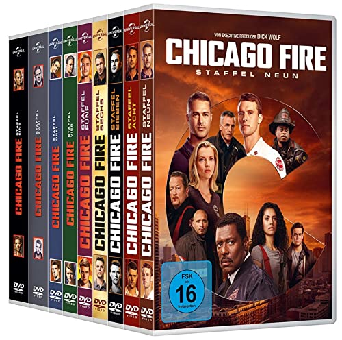 Chicago Fire - Die kompletten Staffeln 1-9 (1+2+3+4+5+6+7+8+9) im Set (52 DVDs) von NAMCIM