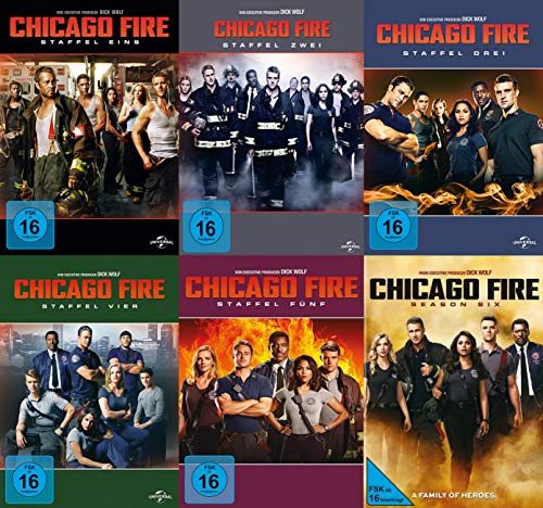 Chicago Fire - Komplette Staffeln 1+2+3+4+5+6 DVD Set (36 DVDs) von Venker EL