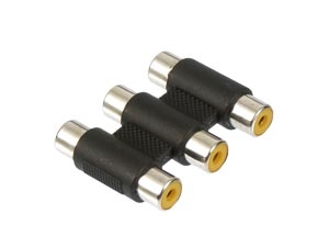 S-IMPULS Cinchadapter, Kupplung/Kupplung, 3-fach S-IMPULS Cinchadapter, Kupplung/Kupplung, 3-fach von S-IMPULS