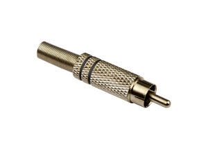 S-IMPULS Cinchstecker, Metall, schwarz, mit Knickschutz S-IMPULS Cinchstecker, Metall, schwarz, mit Knickschutz von S-IMPULS