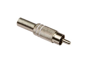 S-IMPULS Cinchstecker, Metall, weiß, mit Knickschutz S-IMPULS Cinchstecker, Metall, weiß, mit Knickschutz von S-IMPULS