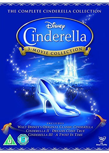 Cinderella Complete 1 - 3 DVD Film Collection Box Set: All 3 Movies Cinderella I, Cinderella 2: Dreams Come True Cinderella 3: A Twist in Time Disney Extras Features by Clyde Geronimi von Network request failed