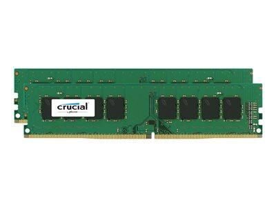 Crucial CT2K16G4DFD824A 32GB DDR4-2400 DIMM 16GBx2Kit PC4-19200 CL17 DR x8 288pin