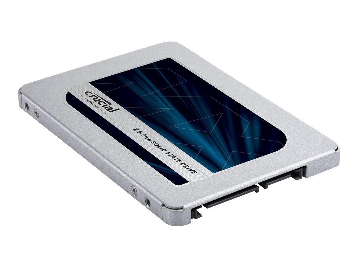 Crucial CT500MX500SSD1 MX500 500GB SATA 2.5” SSD 7mm mit 9.5mm Adapter