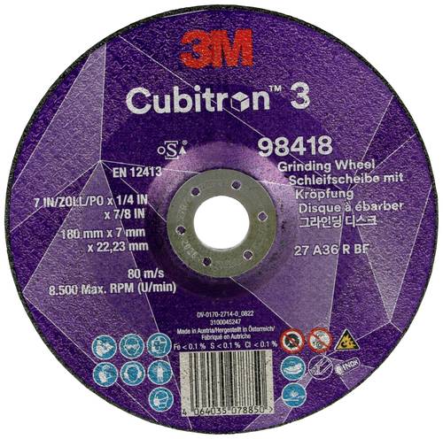 Cubitron 98418 Schruppscheibe Durchmesser 180mm Bohrungs-Ø 22.23mm 10St.