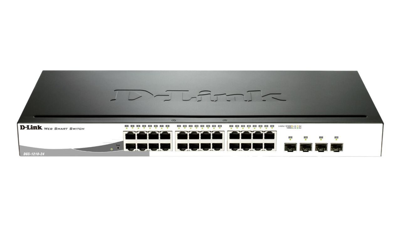 D-Link DGS-1210-24 20-Port Gigabit 4-Port Gigabit SFP Switch