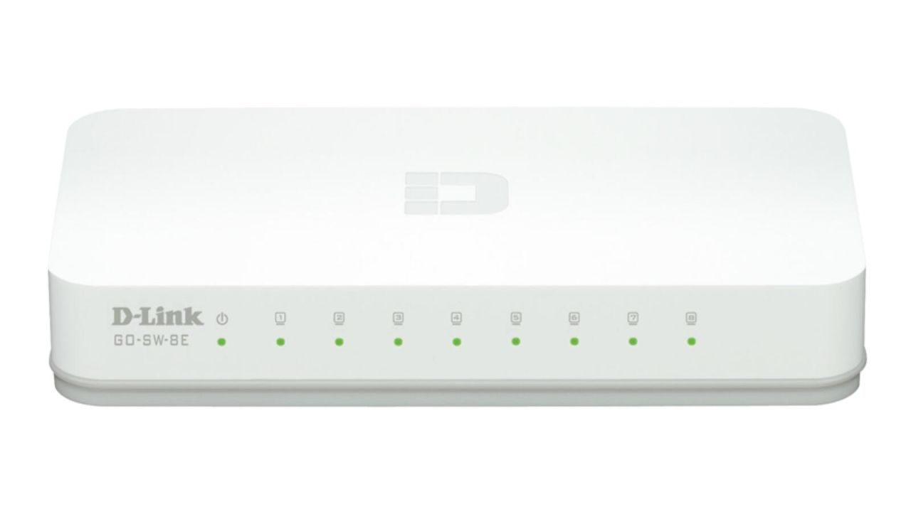 D-Link GO-SW-8E 8-Port 100MBit/s Fast Ethernet Easy Desktop Switch