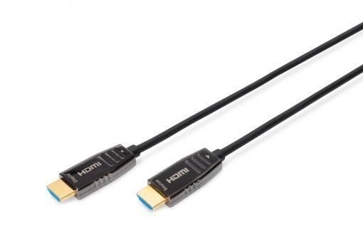 DIGITUS HDMI AOC Hybrid Glasfaser Anschlusskabel 20m