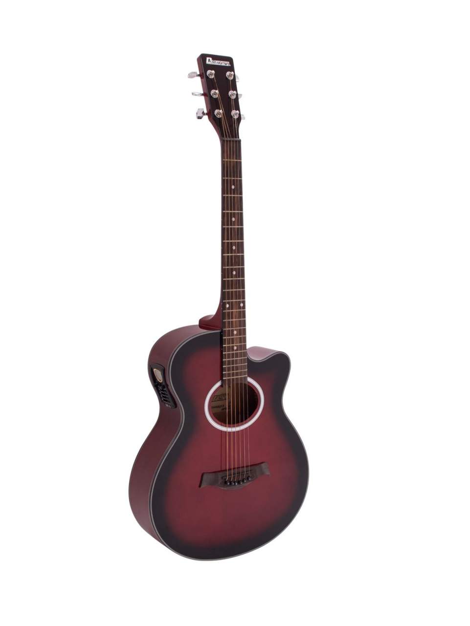 DIMAVERY AW-400 Westerngitarre, redburst DIMAVERY AW-400 Westerngitarre, redburst