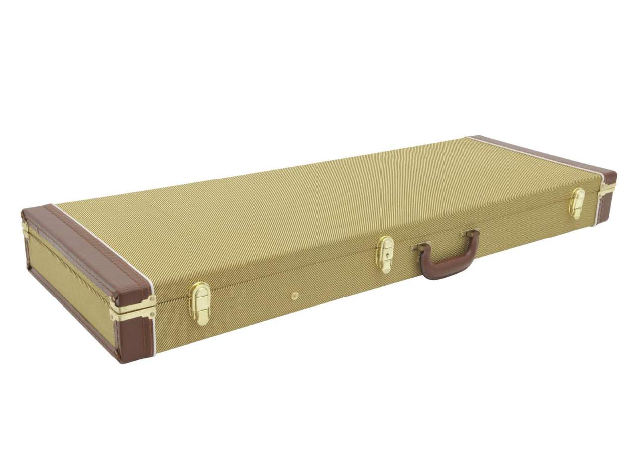DIMAVERY Holz-Case f?r E-Gitarren, tweed DIMAVERY Holz-Case f?r E-Gitarren, tweed