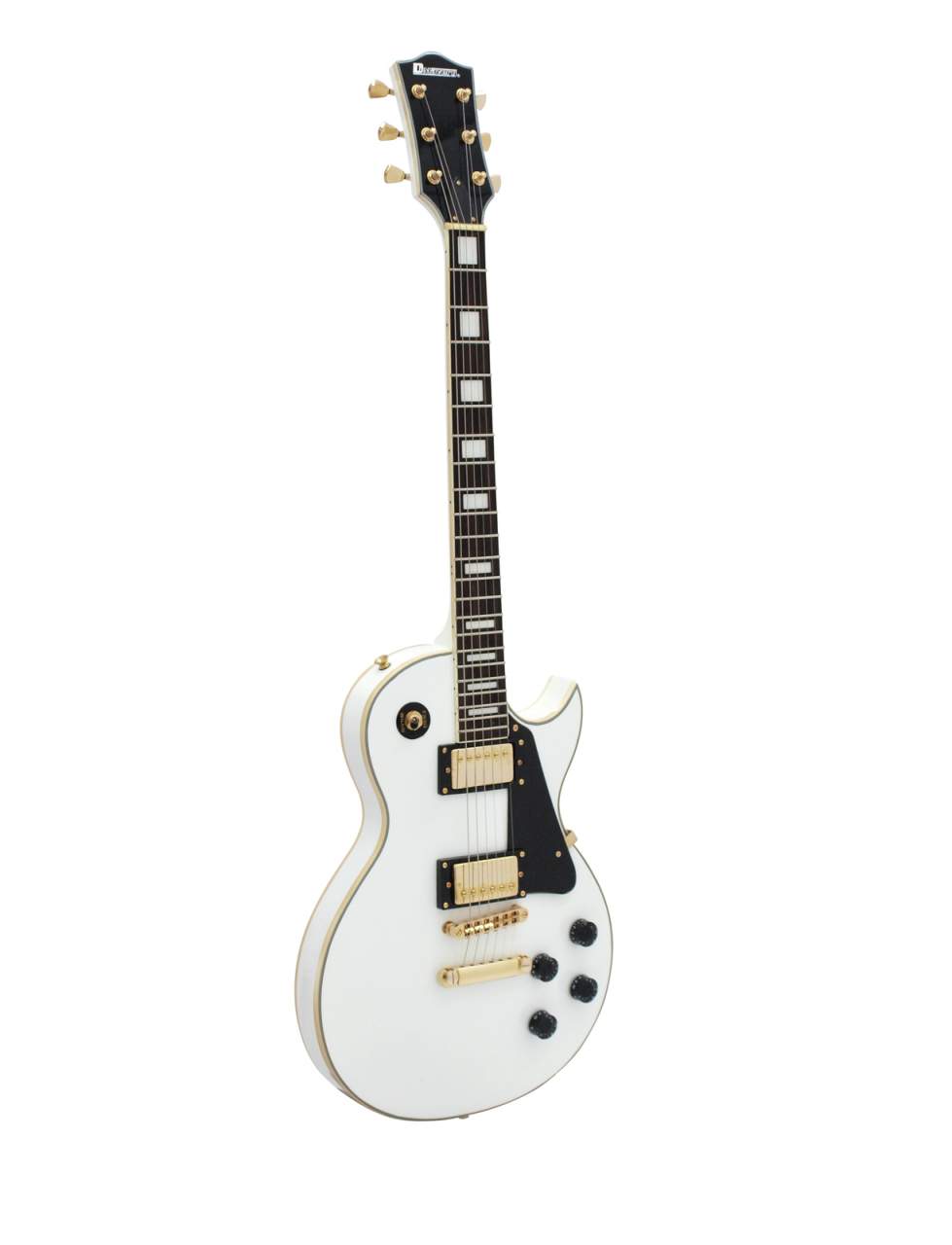DIMAVERY LP-520 E-Gitarre, wei?/gold DIMAVERY LP-520 E-Gitarre, wei?/gold
