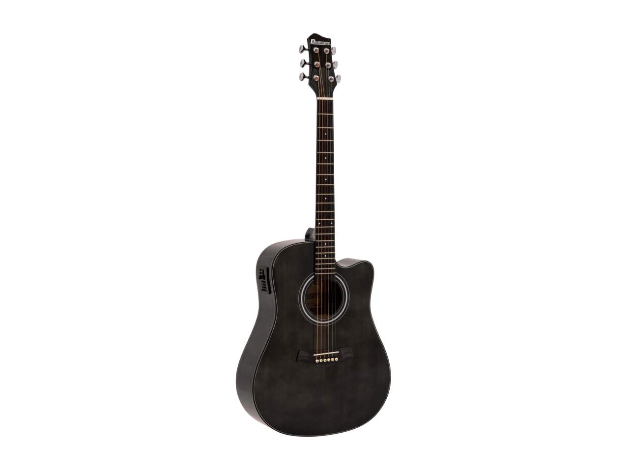 DIMAVERY STW-90 Westerngitarre, vintage black DIMAVERY STW-90 Westerngitarre, vintage black