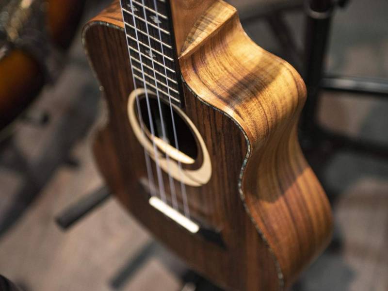 DIMAVERY UK-200 Tenor-Ukulele, Koa