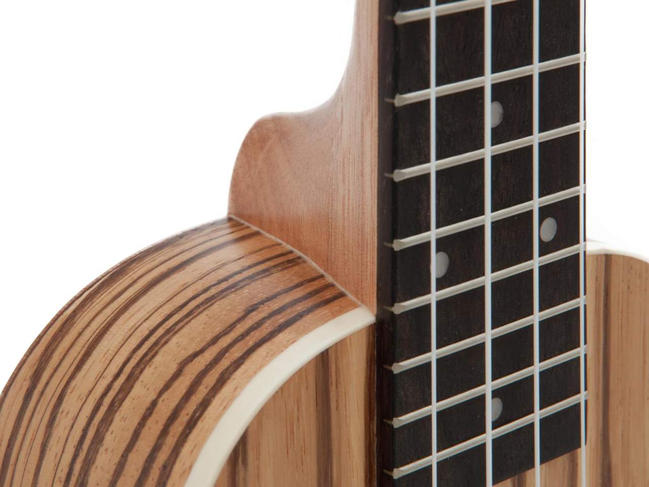 DIMAVERY UK-400 Ukulele Sopran "Zebrawood"