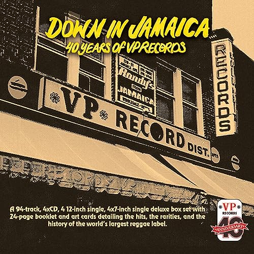 DOWN IN JAMAICA - 40 YEARS OF VP RECORDS / VARIOUS - DOWN IN JAMAICA - 40 YEARS OF VP RECORDS / VARIOUS (12 LP)
