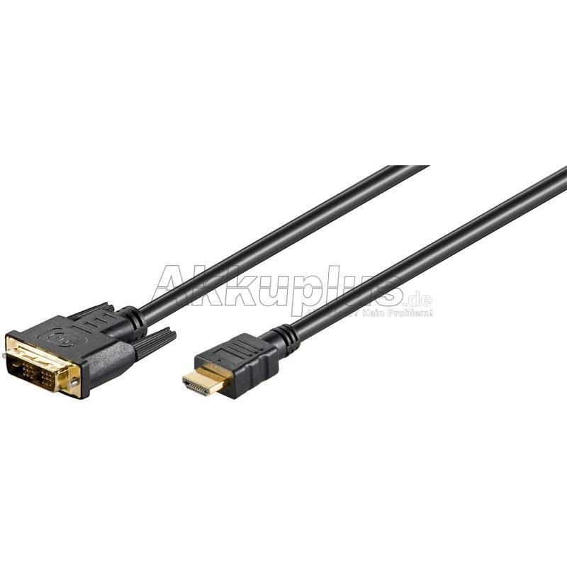 DVI-D/HDMI™-Kabel, vergoldet