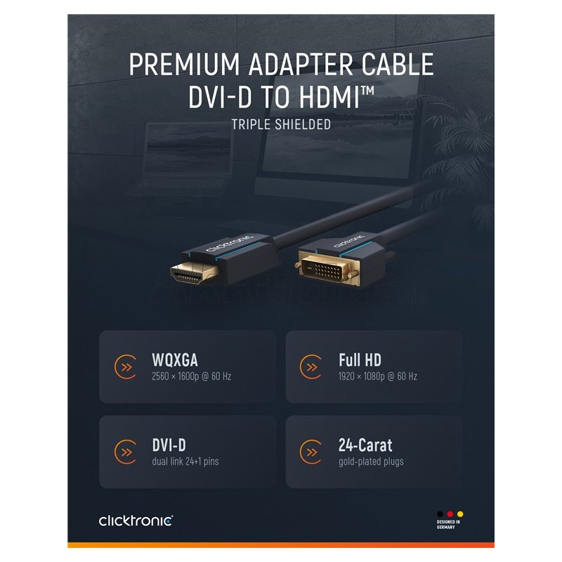 DVI-auf-HDMI™-Adapterkabel