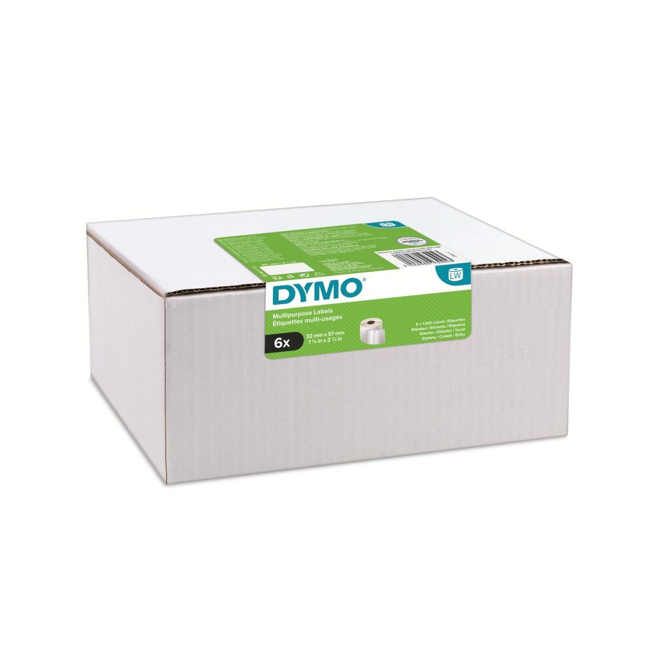 DYMO® Original Etikett für LabelWriter™ 28mm x 89mm Vorteilspack 12x130 Etiketten