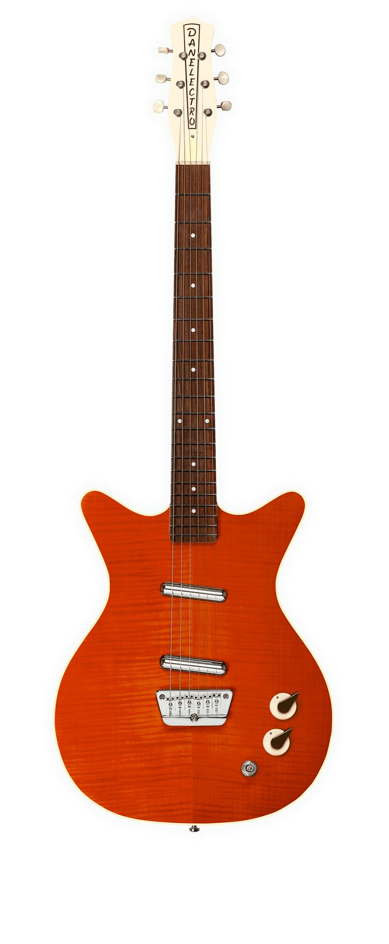 Danelectro '59M Divine Flame Maple E-Gitarre