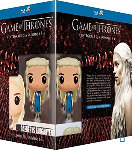 Das Lied von Eis und Feuer / Game of Thrones (Complete Seasons 1-4) - 19-Disc Box Set & Daenerys FUNKO Figurine ( ) [ Französische Import ] (Blu-Ray)