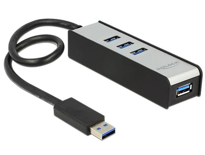 DeLOCK Externer USB 3.0 Hub 4 Ports