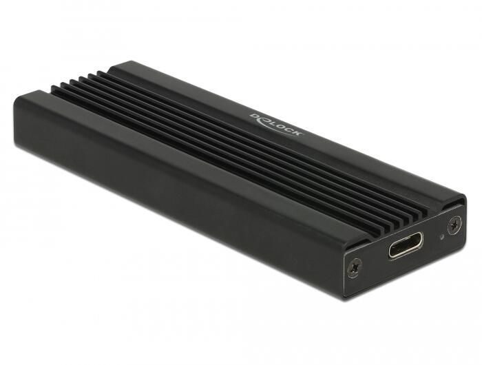 DeLOCK Externes Gehäuse für M.2 NVMe PCIe SSD mit SuperSpeed USB 10 Gbps (USB 3.1 Gen 2) USB Type-C™ Buchse