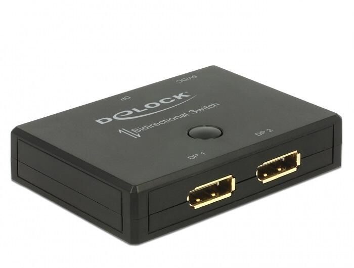 DeLOCK Umschalter DisplayPort 2 - 1 bidirektional