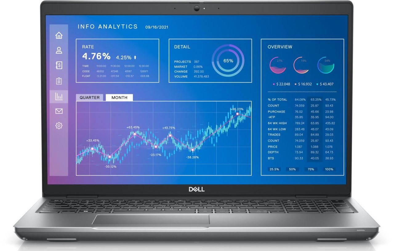 Dell Precision 3571 Intel® Core™ i7-12700H Mobile Workstation 39,6cm (15,6")