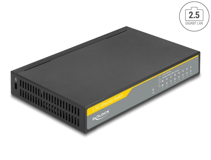 Delock 2,5 Gigabit Ethernet Switch 8 Port Delock 2,5 Gigabit Ethernet Switch 8 Port