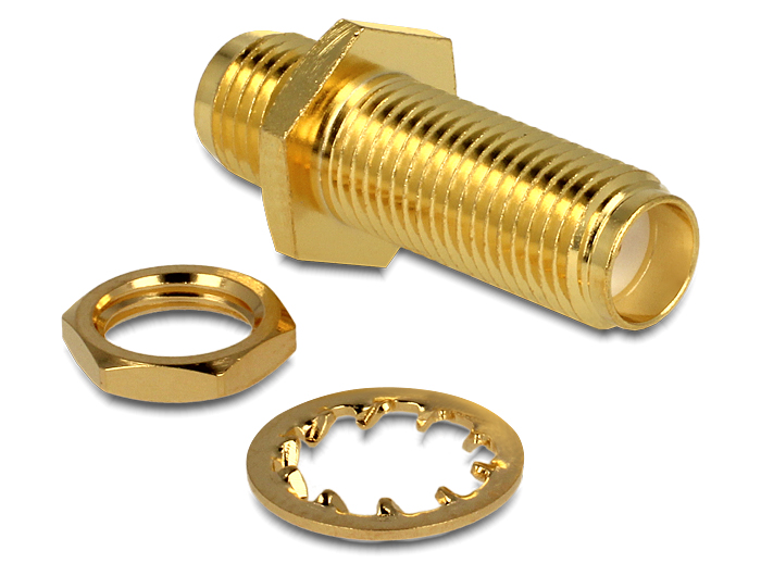 Delock Adapter SMA Buchse > SMA Buchse