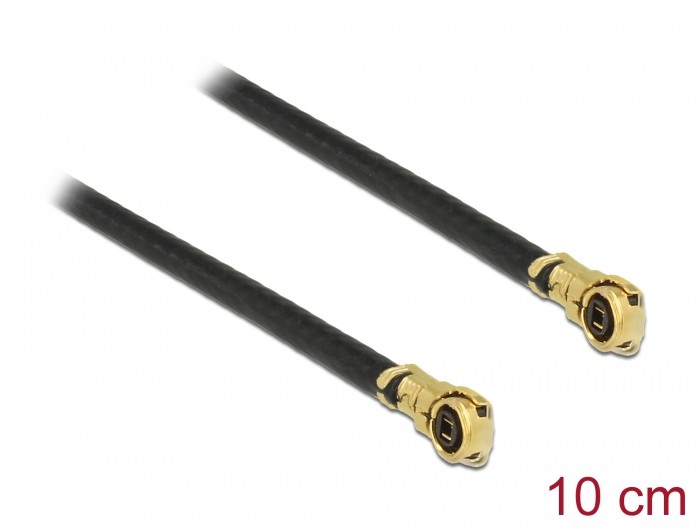 Delock Antennenkabel I-PEX Inc., MHF® 4L Stecker zu I-PEX Inc., MHF® 4L Stecker 1,13 10 cm