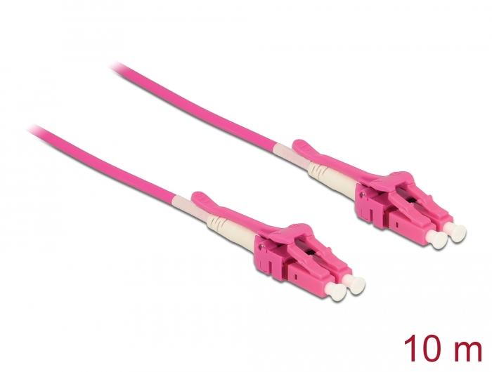 Delock Kabel Lichtwellenleiter LC > LC Multimode OM4 Uniboot 10 m