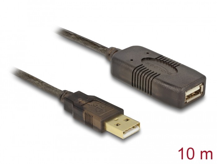 Delock Kabel USB 2.0 Verlängerung, aktiv 10 m Delock Kabel USB 2.0 Verlängerung, aktiv 10 m