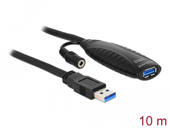Delock Kabel USB 3.0 Verlängerung, aktiv 10 m Delock Kabel USB 3.0 Verlängerung, aktiv 10 m