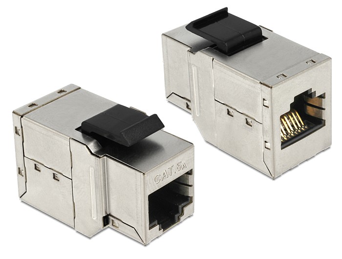Delock Keystone Modul RJ45 Buchse > RJ45 Buchse Cat.6A Delock Keystone Modul RJ45 Buchse > RJ45 Buchse Cat.6A