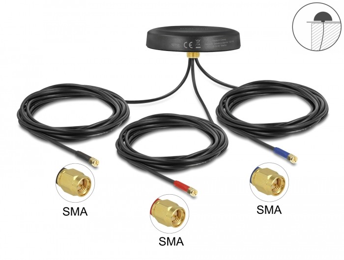 Delock Multiband LTE UMTS Antenne Delock Multiband LTE UMTS Antenne