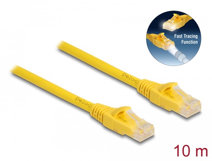 Delock RJ45 Kabel Cat.6A U/UTP Fast Tracing 10 m